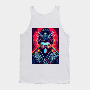 psychedelic samurai Tank Top